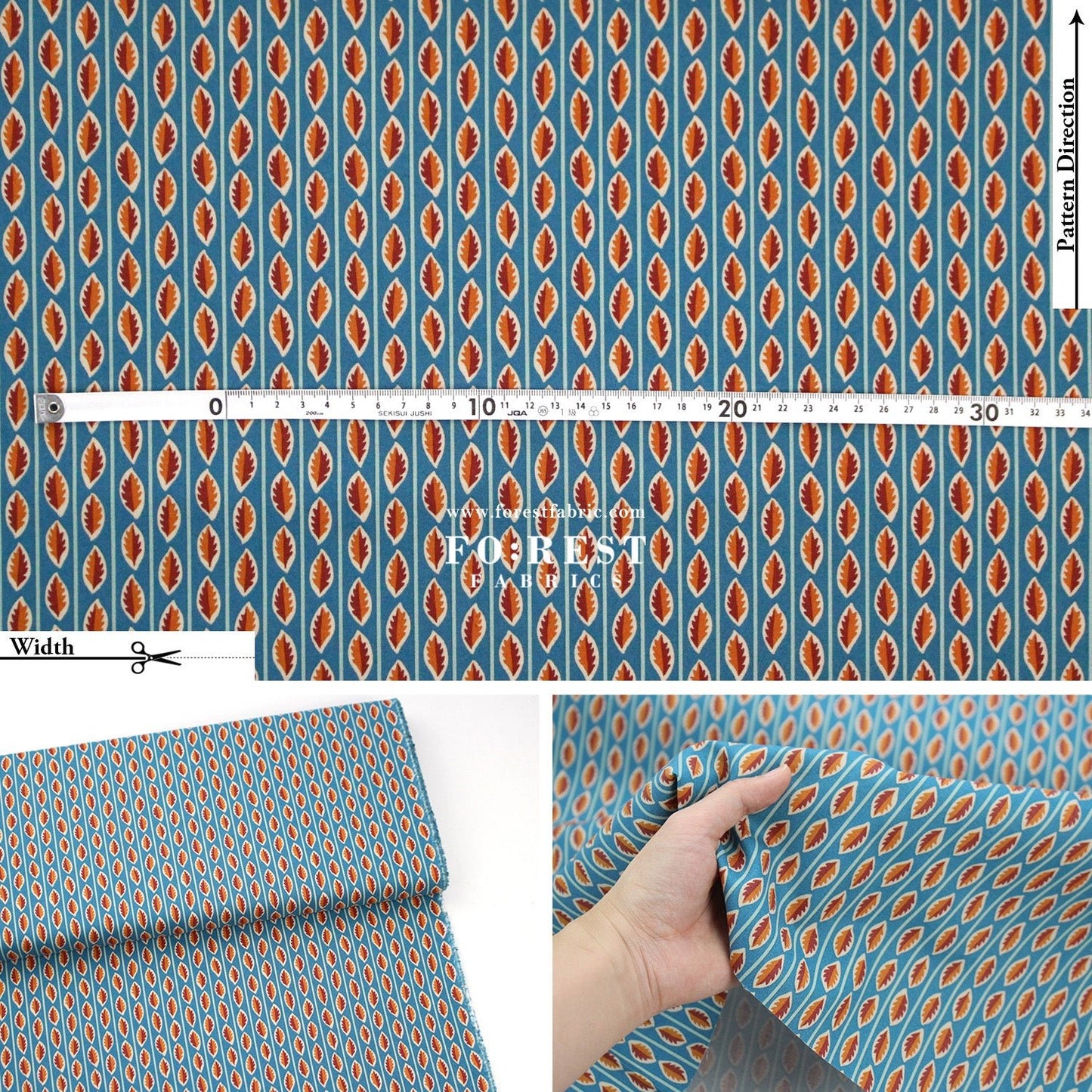 Quilting Liberty - Autumn Woodland 2 fabric - FO:REST Fabric 布恩堂Liberty fabrictana lawnjapanese fabricykk zipper