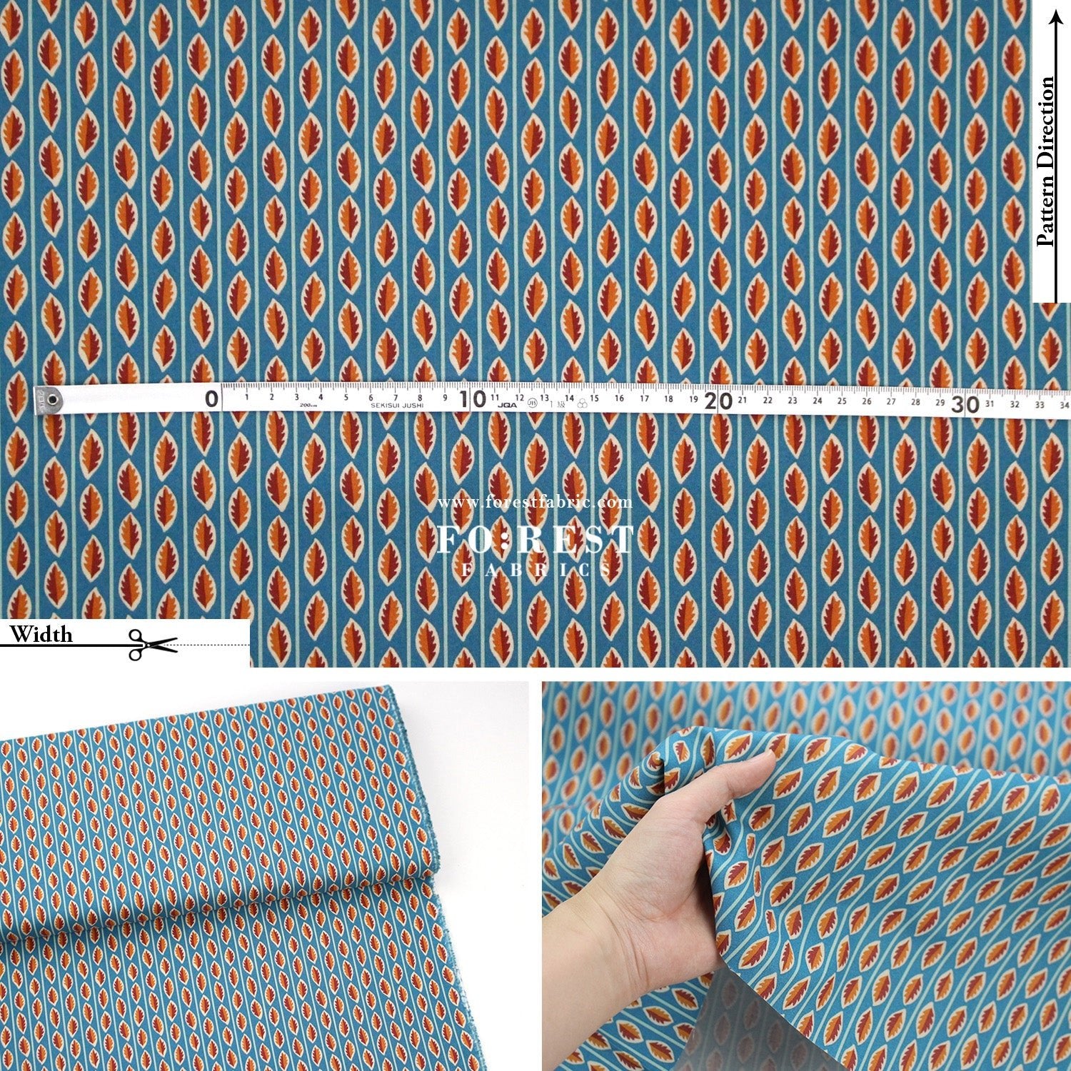 Quilting Liberty - Autumn Woodland 2 fabric - FO:REST Fabric 布恩堂Liberty fabrictana lawnjapanese fabricykk zipper