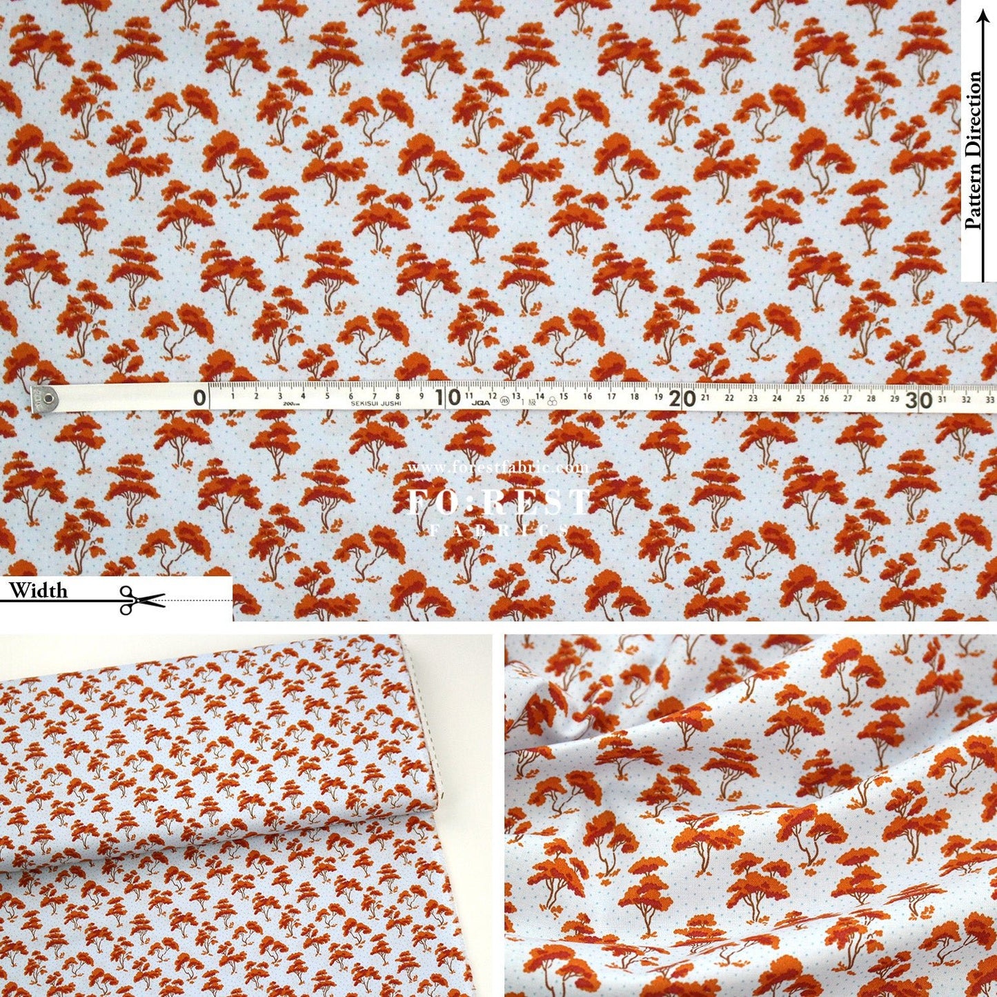 Quilting Liberty - Autumn Woodland 2 fabric - FO:REST Fabric 布恩堂Liberty fabrictana lawnjapanese fabricykk zipper