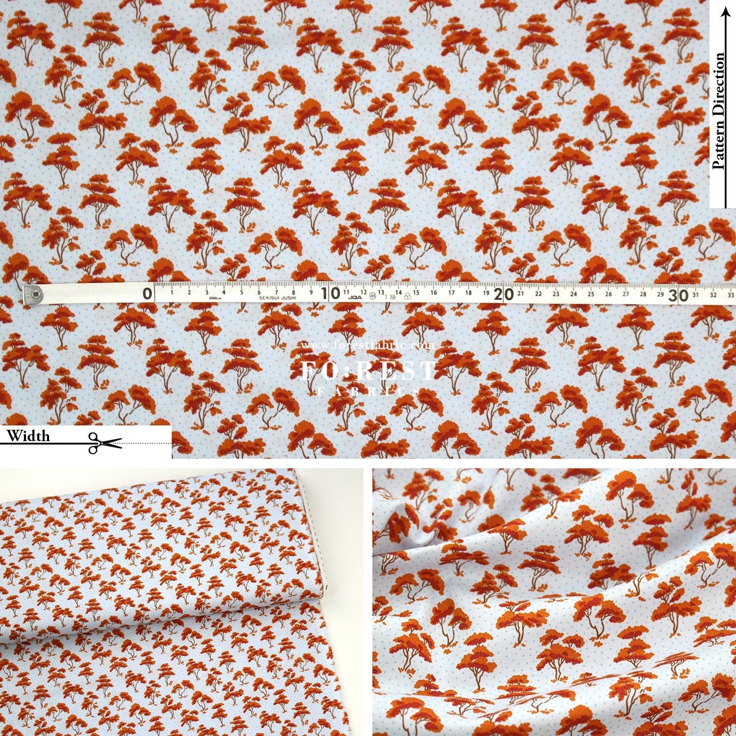 Quilting Liberty - Autumn Woodland 2 fabric - FO:REST Fabric 布恩堂Liberty fabrictana lawnjapanese fabricykk zipper