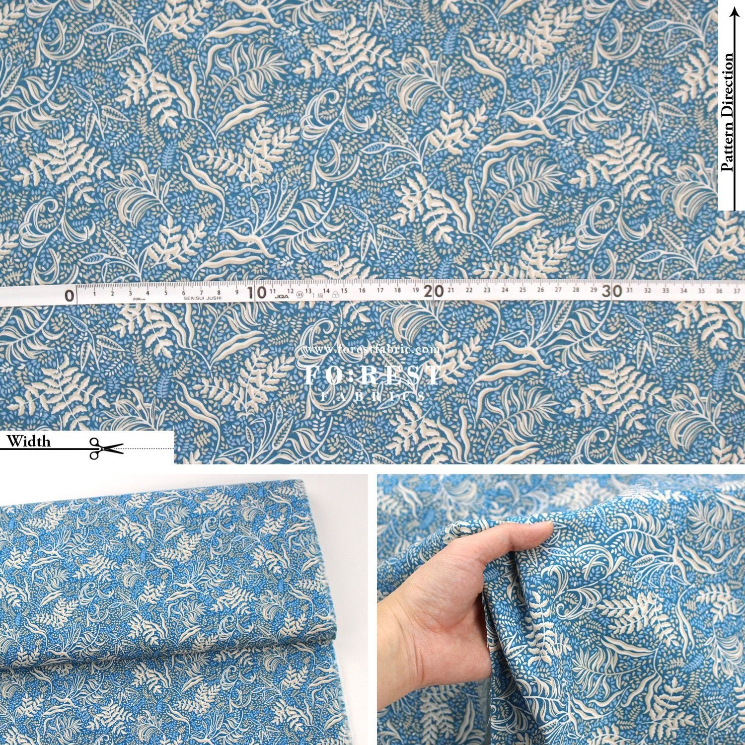 Quilting Liberty - Autumn Woodland 2 fabric - FO:REST Fabric 布恩堂Liberty fabrictana lawnjapanese fabricykk zipper