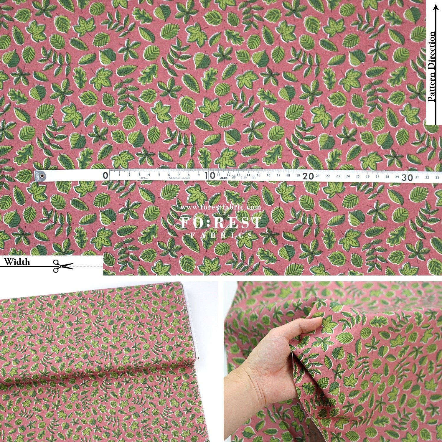 Quilting Liberty - Autumn Woodland 3 fabric - FO:REST Fabric 布恩堂Liberty fabrictana lawnjapanese fabricykk zipper