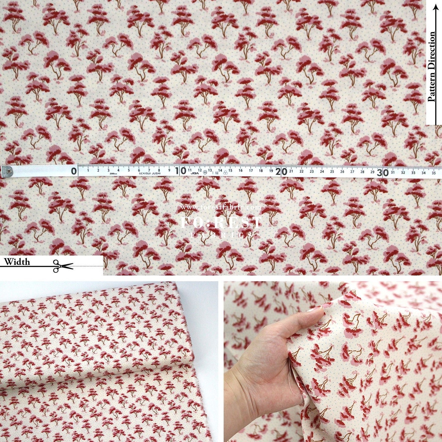 Quilting Liberty - Autumn Woodland 3 fabric - FO:REST Fabric 布恩堂Liberty fabrictana lawnjapanese fabricykk zipper