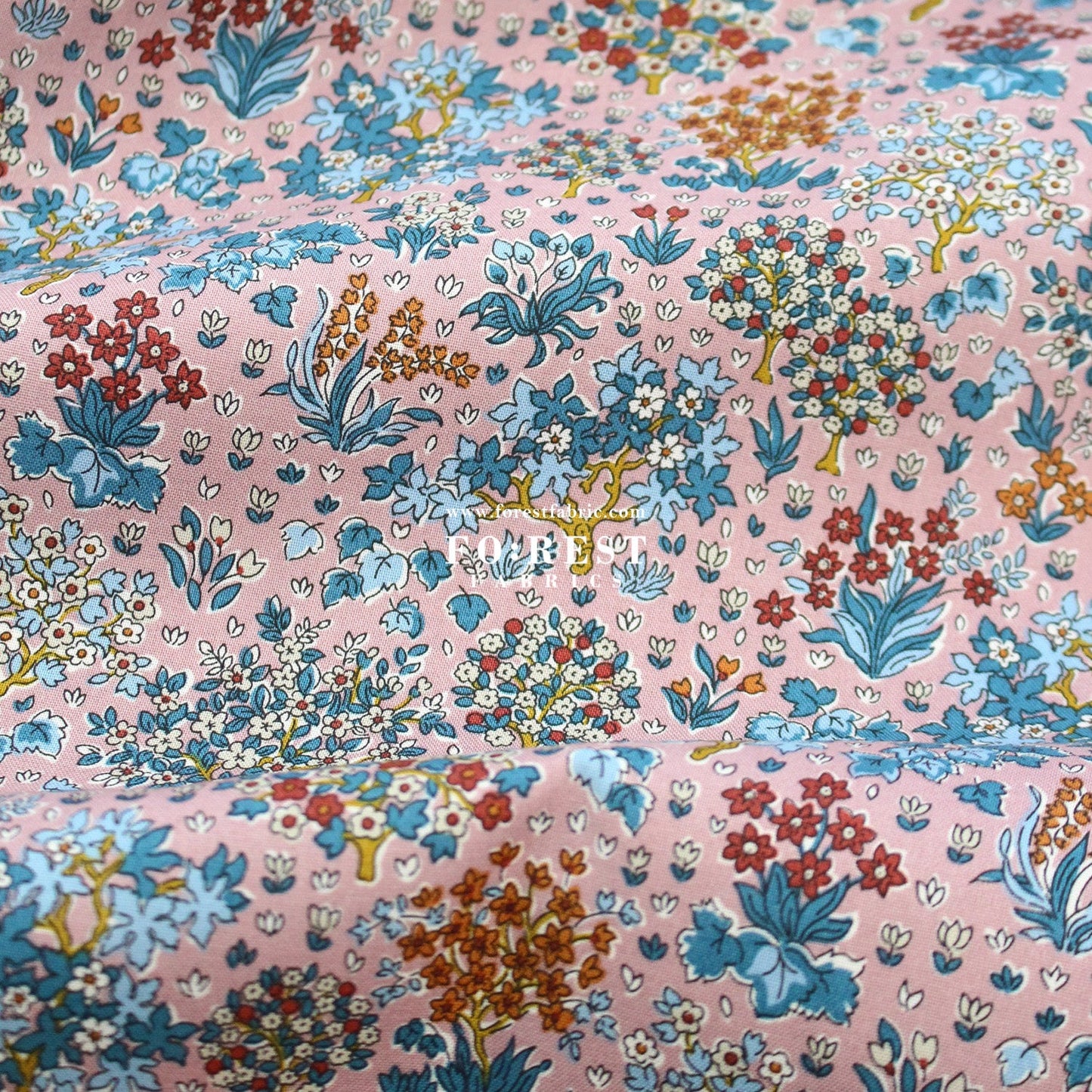 Quilting Liberty - Autumn Woodland 3 fabric - FO:REST Fabric 布恩堂Liberty fabrictana lawnjapanese fabricykk zipper