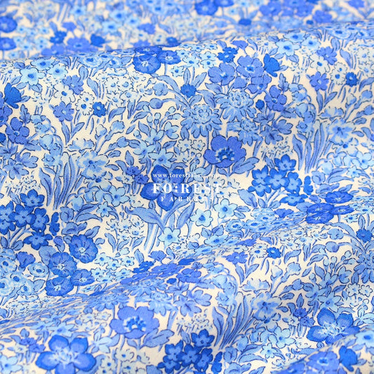 Quilting Liberty - Blooming Flowerbed fabric A - FO:REST Fabric 布恩堂Liberty fabrictana lawnjapanese fabricykk zipper