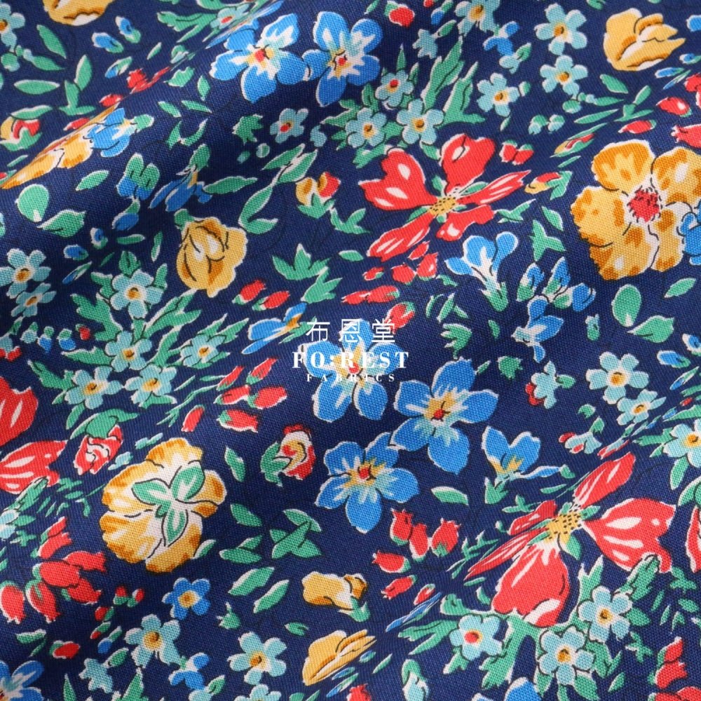 Quilting Liberty - Botanist's Blossom A - FO:REST Fabric 布恩堂Liberty fabrictana lawnjapanese fabricykk zipper