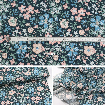 Quilting Liberty - Botanist's Blossom B - FO:REST Fabric 布恩堂Liberty fabrictana lawnjapanese fabricykk zipper