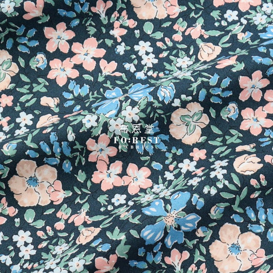 Quilting Liberty - Botanist's Blossom B - FO:REST Fabric 布恩堂Liberty fabrictana lawnjapanese fabricykk zipper