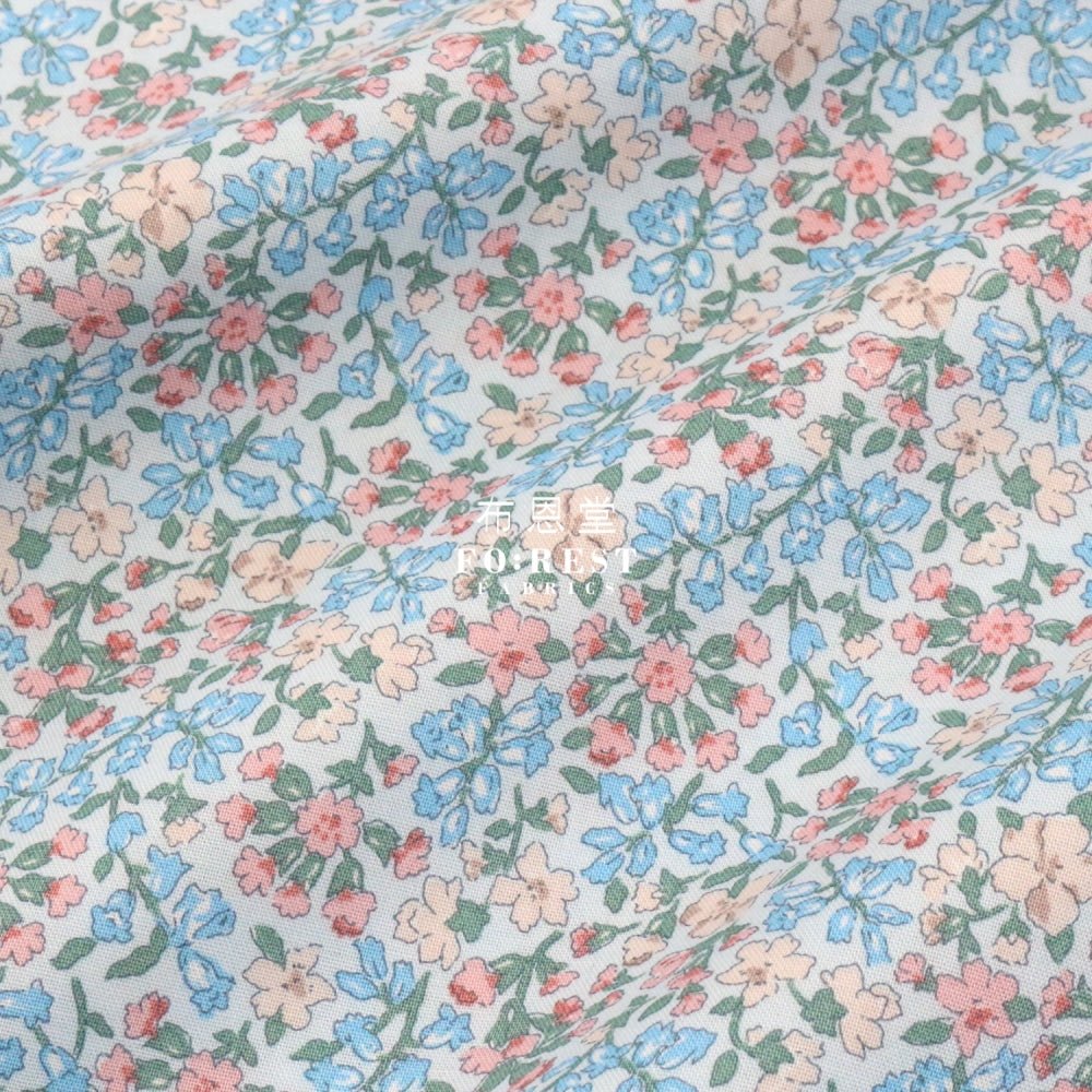 Quilting Liberty - Campion Meadow B - FO:REST Fabric 布恩堂Liberty fabrictana lawnjapanese fabricykk zipper