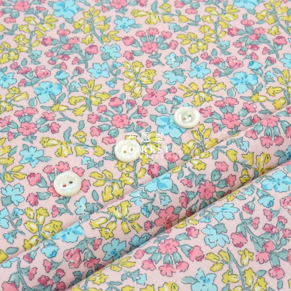 Quilting Liberty - Campion Meadow C - FO:REST Fabric 布恩堂Liberty fabrictana lawnjapanese fabricykk zipper
