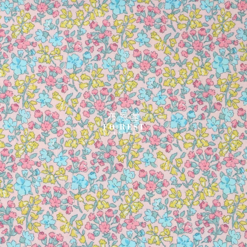 Quilting Liberty - Campion Meadow C - FO:REST Fabric 布恩堂Liberty fabrictana lawnjapanese fabricykk zipper