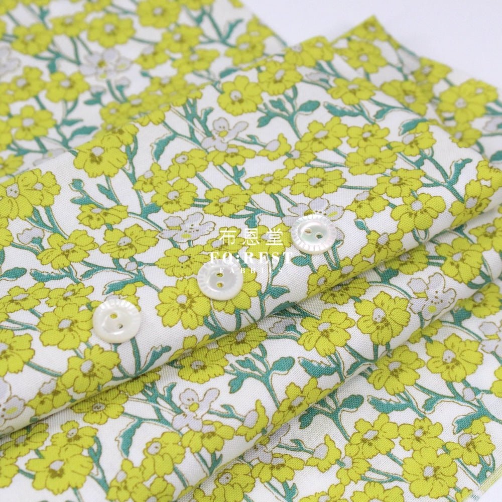 Quilting Liberty - Chiltern hill A - FO:REST Fabric 布恩堂Liberty fabrictana lawnjapanese fabricykk zipper