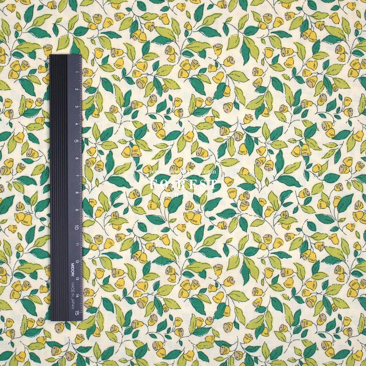 Quilting Liberty - Chiming Bells fabric A - FO:REST Fabric 布恩堂Liberty fabrictana lawnjapanese fabricykk zipper