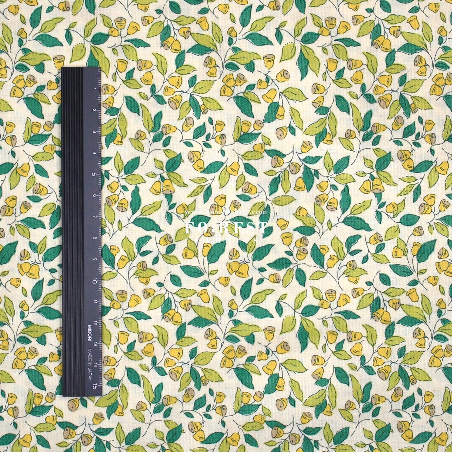 Quilting Liberty - Chiming Bells fabric A - FO:REST Fabric 布恩堂Liberty fabrictana lawnjapanese fabricykk zipper