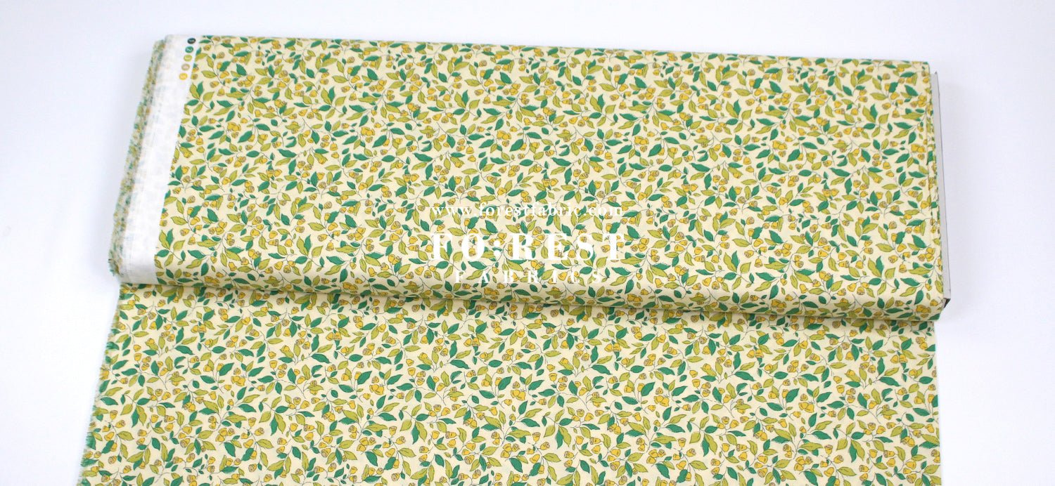 Quilting Liberty - Chiming Bells fabric A - FO:REST Fabric 布恩堂Liberty fabrictana lawnjapanese fabricykk zipper