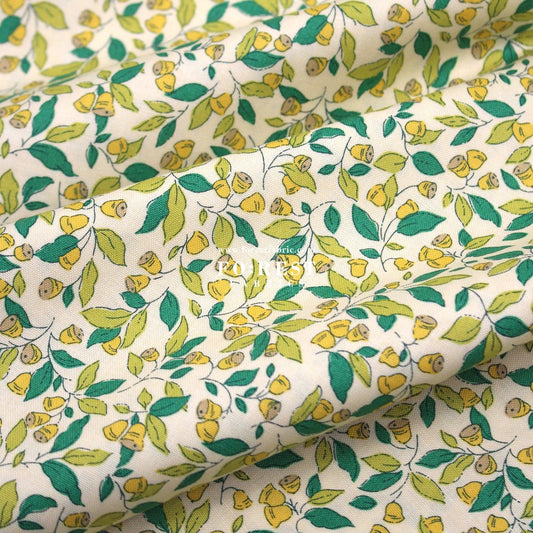 Quilting Liberty - Chiming Bells fabric A - FO:REST Fabric 布恩堂Liberty fabrictana lawnjapanese fabricykk zipper