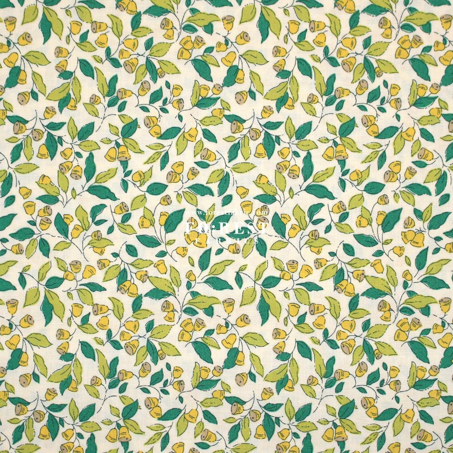 Quilting Liberty - Chiming Bells fabric A - FO:REST Fabric 布恩堂Liberty fabrictana lawnjapanese fabricykk zipper