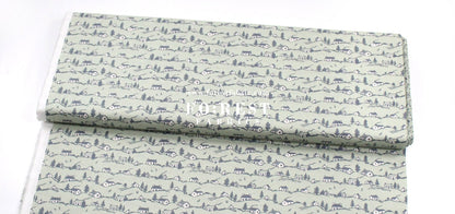 Quilting Liberty - Coastal Cottages A - FO:REST Fabric 布恩堂Liberty fabrictana lawnjapanese fabricykk zipper