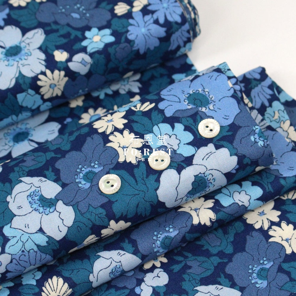 Quilting Liberty - Cosmos Field A Lasenby Cotton