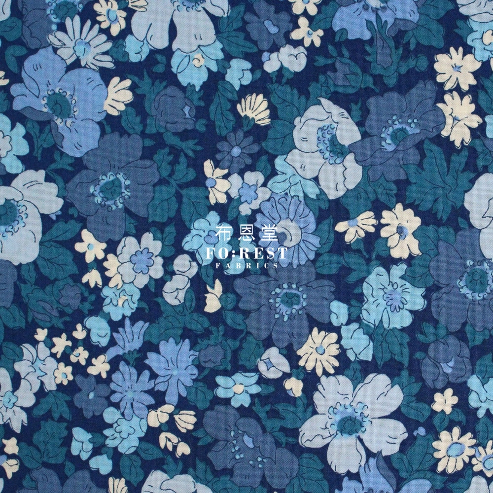 Quilting Liberty - Cosmos Field A Lasenby Cotton