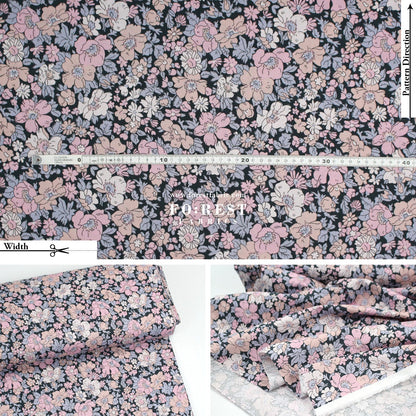 Quilting Liberty - Cosmos Park 275cm Wide Width fabric - FO:REST Fabric 布恩堂Liberty fabrictana lawnjapanese fabricykk zipper