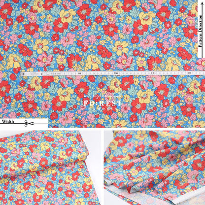 Quilting Liberty - Cosmos Park 275cm Wide Width fabric - FO:REST Fabric 布恩堂Liberty fabrictana lawnjapanese fabricykk zipper