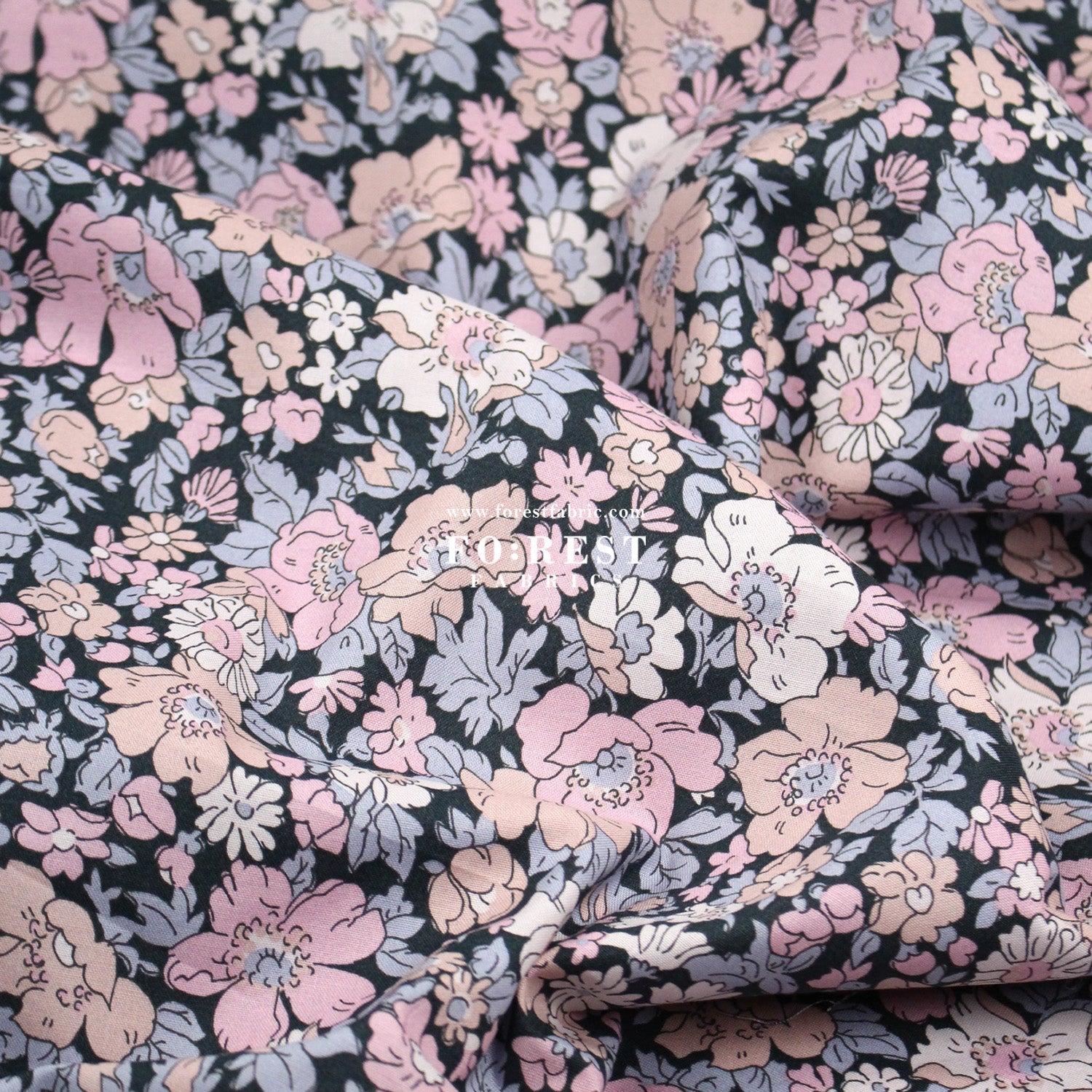 Quilting Liberty - Cosmos Park 275cm Wide Width fabric - FO:REST Fabric 布恩堂Liberty fabrictana lawnjapanese fabricykk zipper