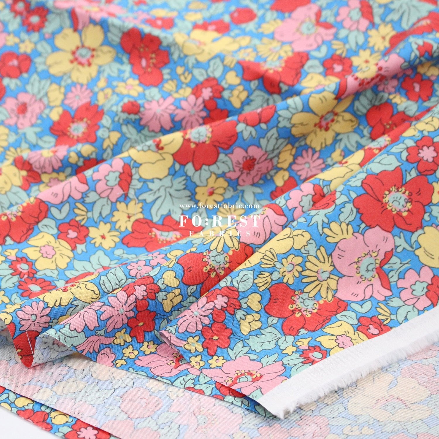 Quilting Liberty - Cosmos Park 275cm Wide Width fabric - FO:REST Fabric 布恩堂Liberty fabrictana lawnjapanese fabricykk zipper
