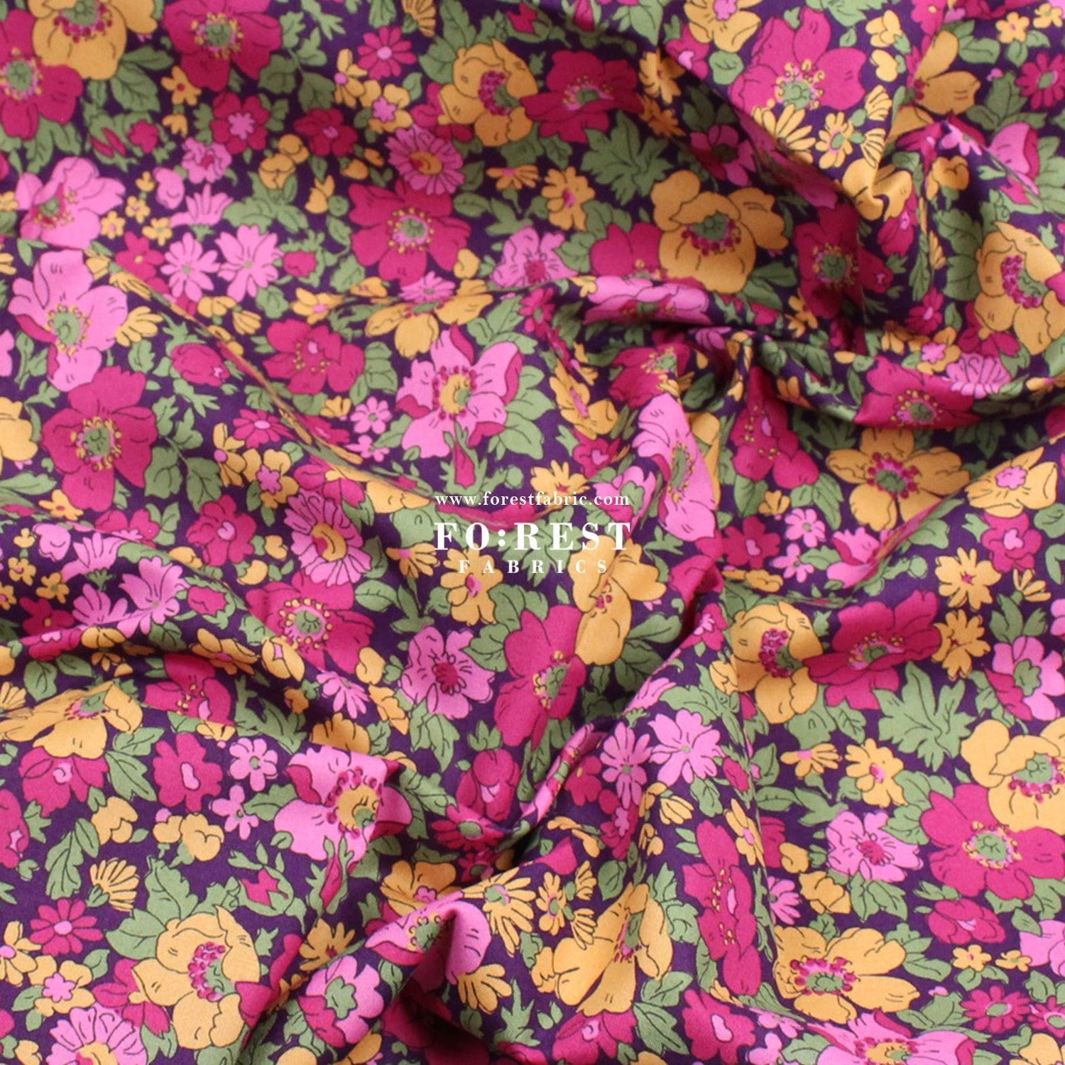 Quilting Liberty - Cosmos Park 275cm Wide Width fabric - FO:REST Fabric 布恩堂Liberty fabrictana lawnjapanese fabricykk zipper