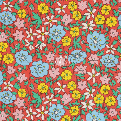Quilting Liberty - Daisy Delight B - FO:REST Fabric 布恩堂Liberty fabrictana lawnjapanese fabricykk zipper