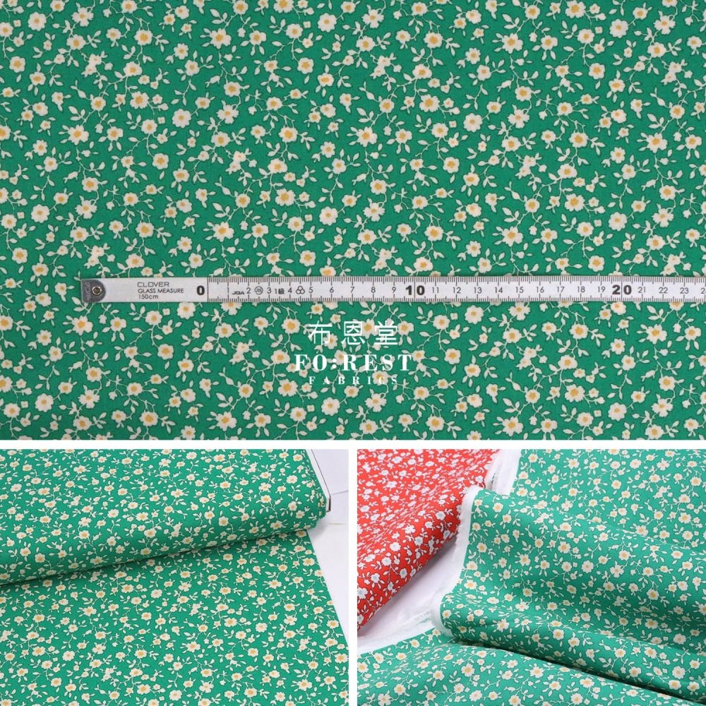 Quilting Liberty - Daisy Trail A - FO:REST Fabric 布恩堂Liberty fabrictana lawnjapanese fabricykk zipper