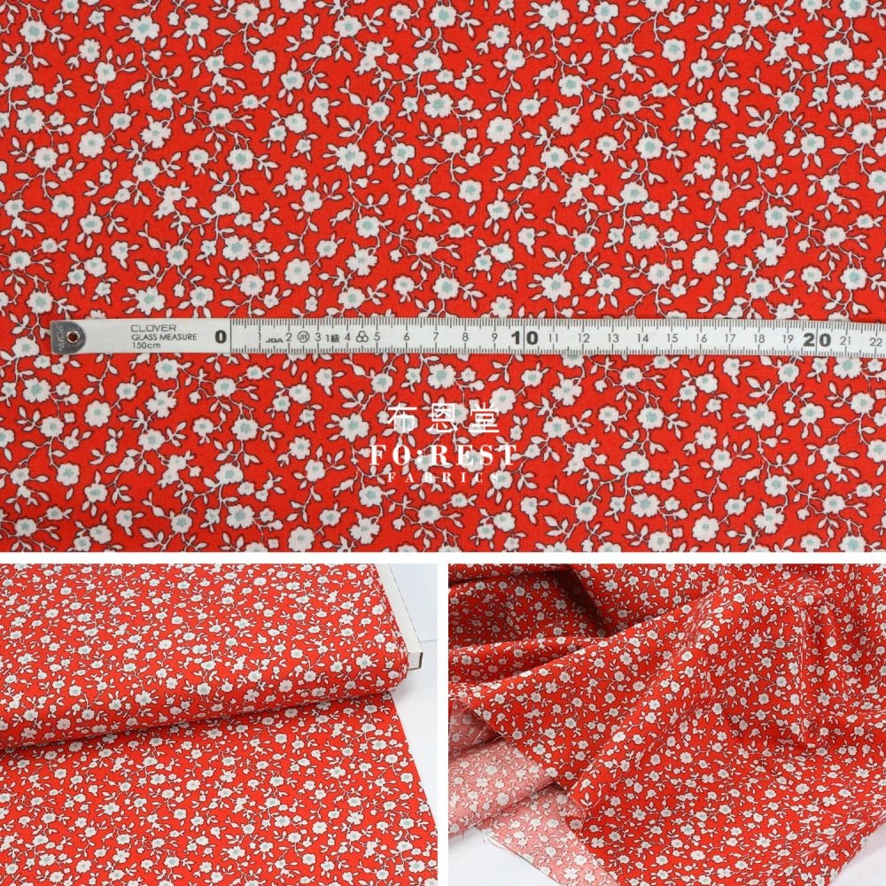 Quilting Liberty - Daisy Trail B - FO:REST Fabric 布恩堂Liberty fabrictana lawnjapanese fabricykk zipper