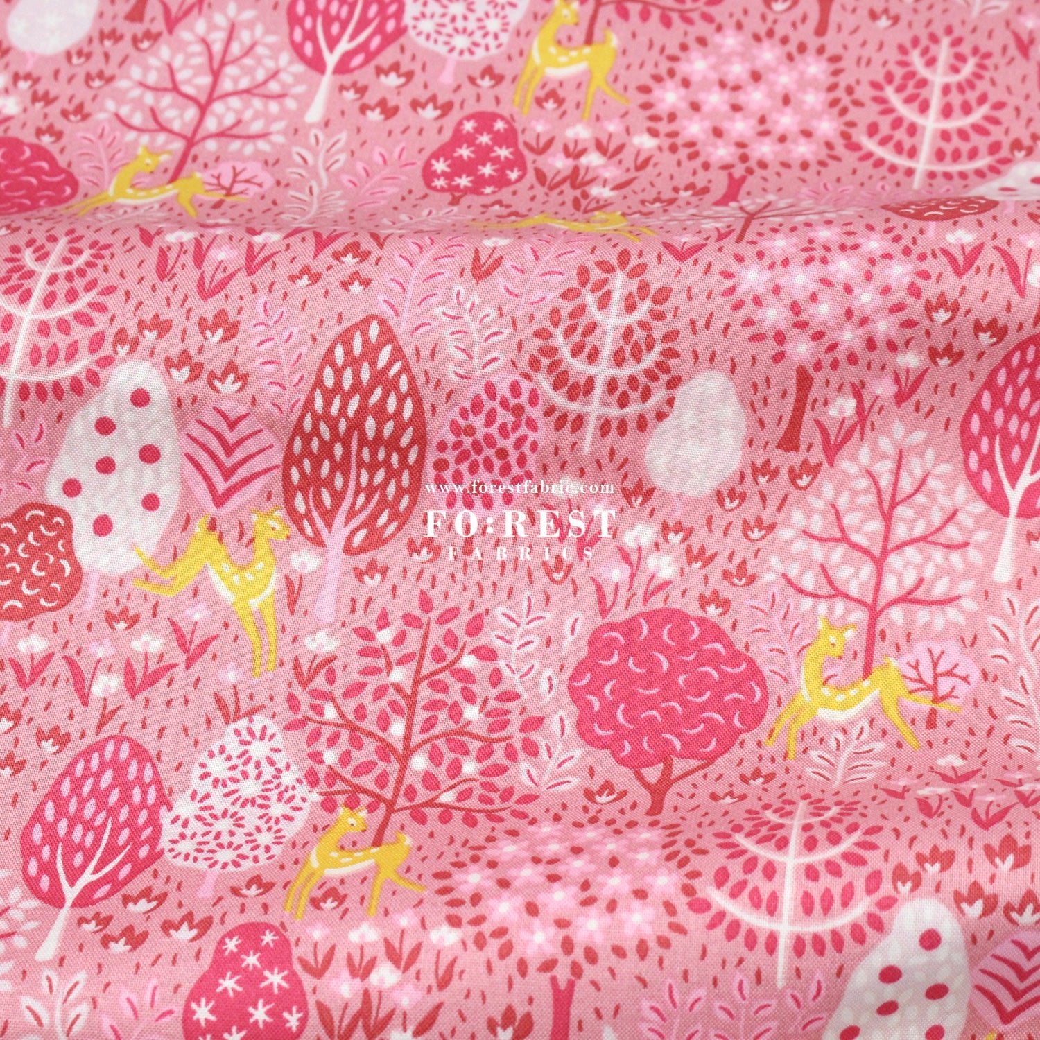 Quilting Liberty - Dancing Deer fabric B - FO:REST Fabric 布恩堂Liberty fabrictana lawnjapanese fabricykk zipper