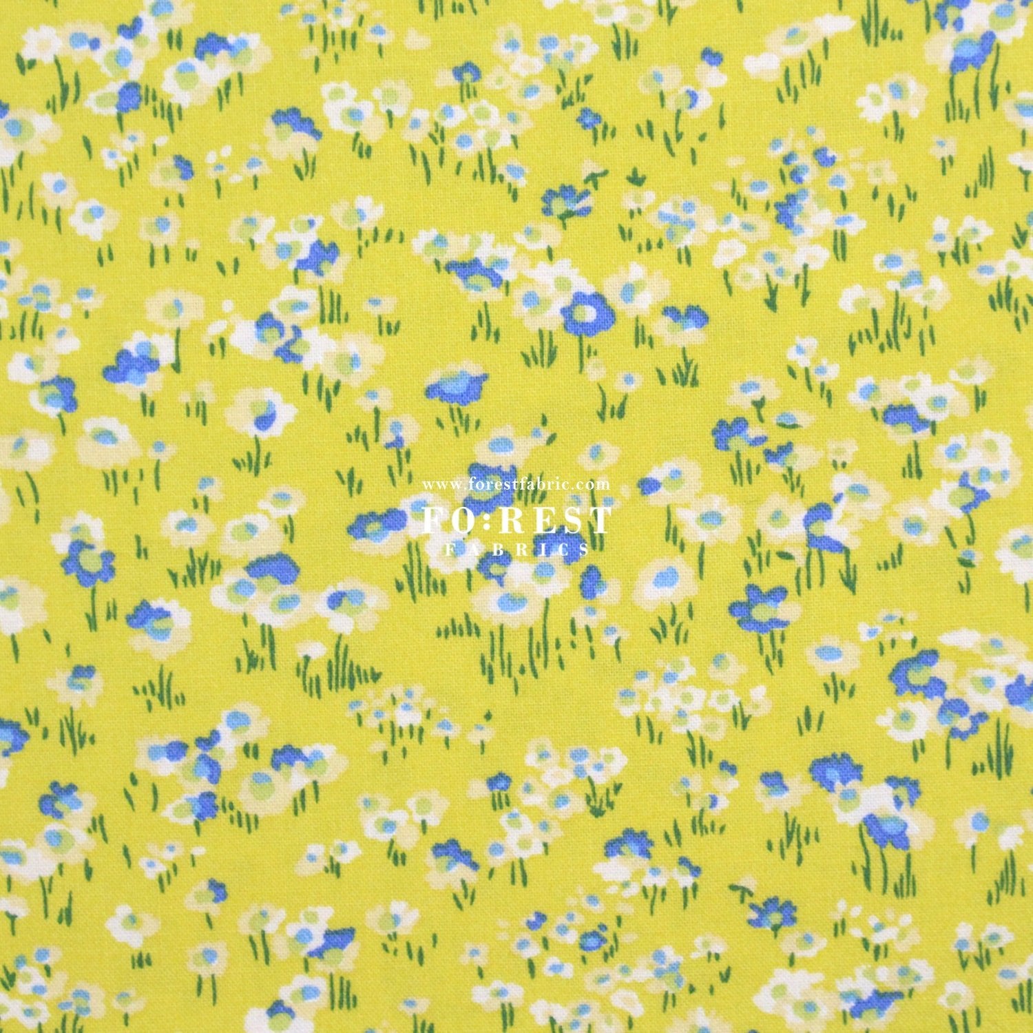 Quilting Liberty - Darling Daisies fabric B - FO:REST Fabric 布恩堂Liberty fabrictana lawnjapanese fabricykk zipper
