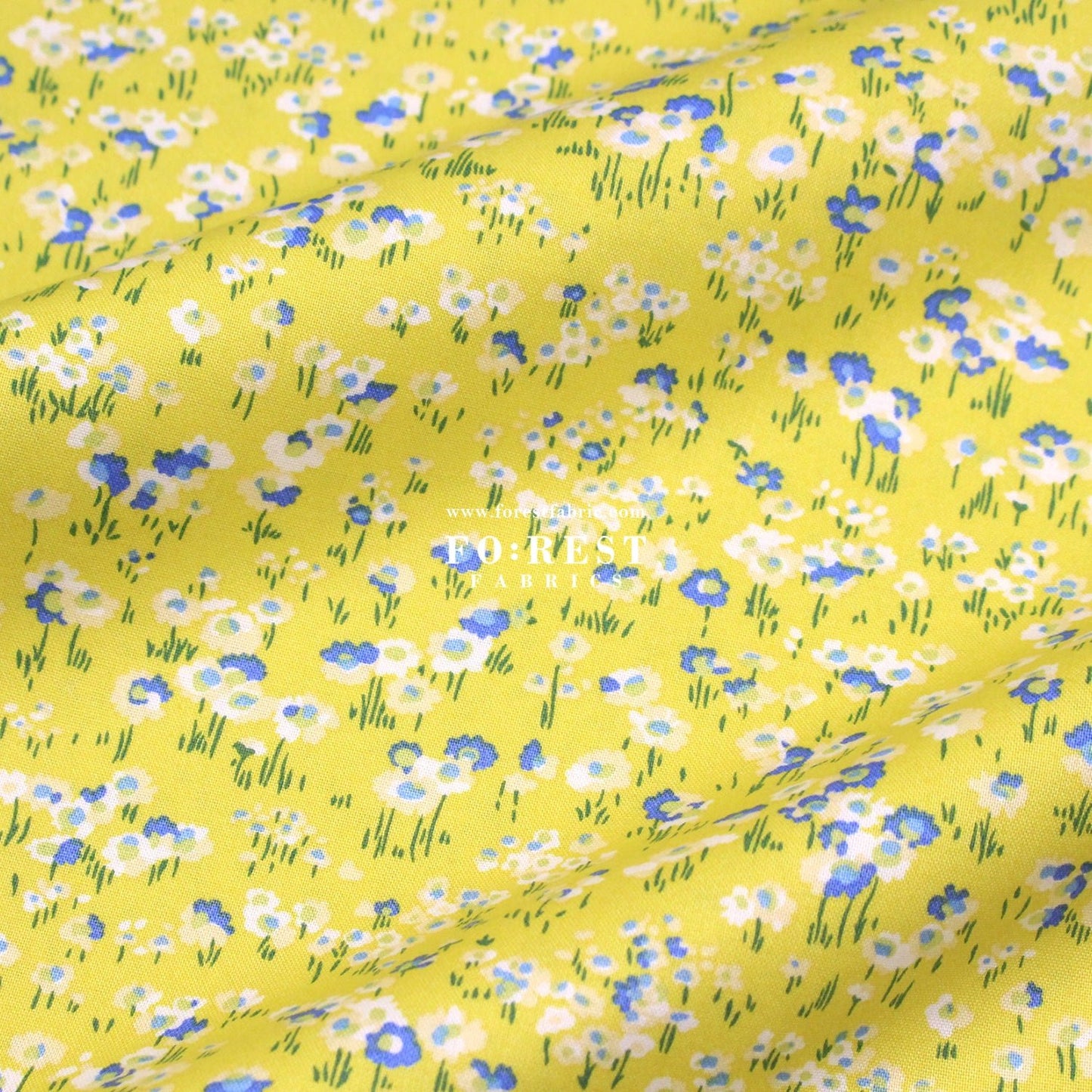 Quilting Liberty - Darling Daisies fabric B - FO:REST Fabric 布恩堂Liberty fabrictana lawnjapanese fabricykk zipper