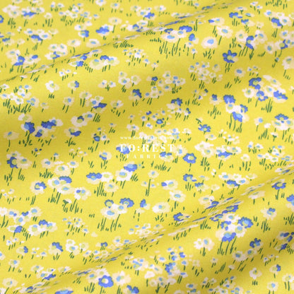 Quilting Liberty - Darling Daisies fabric B - FO:REST Fabric 布恩堂Liberty fabrictana lawnjapanese fabricykk zipper