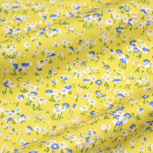 Quilting Liberty - Darling Daisies fabric B - FO:REST Fabric 布恩堂Liberty fabrictana lawnjapanese fabricykk zipper
