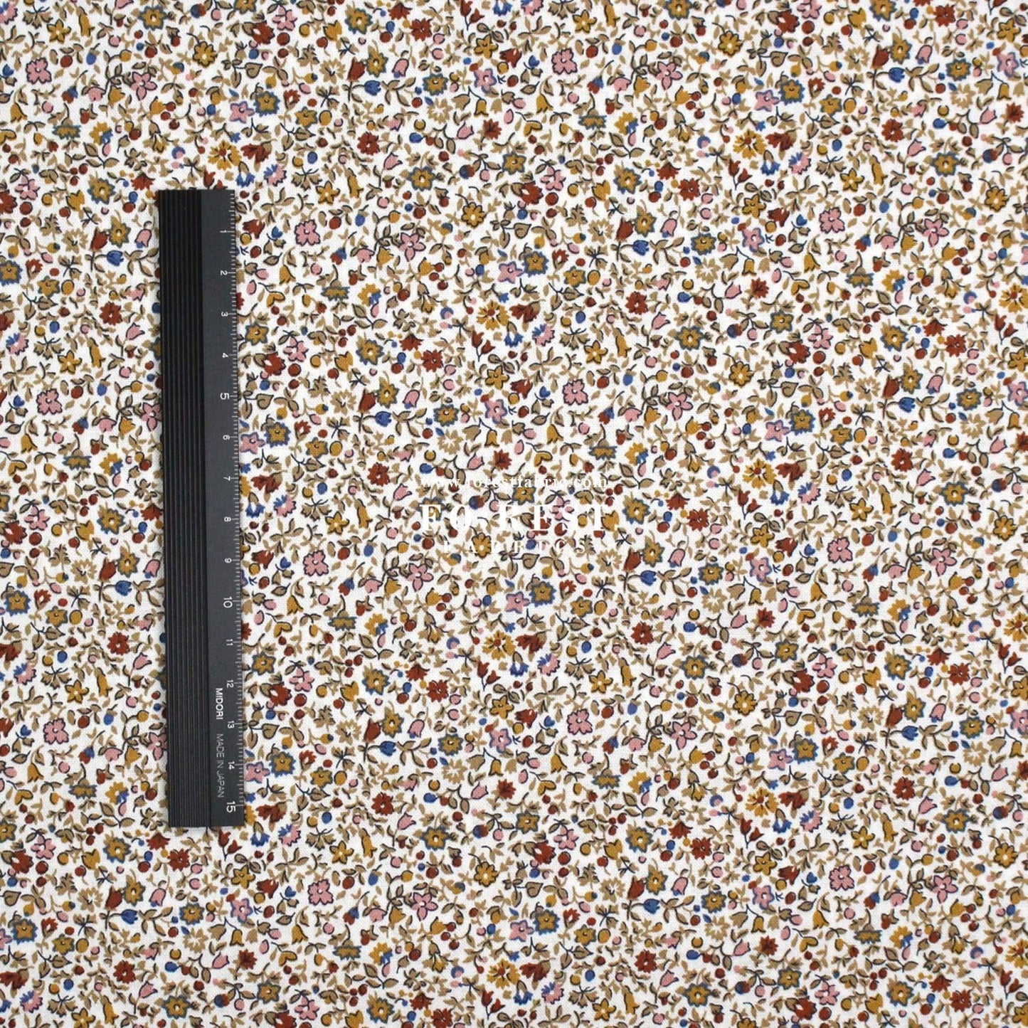 Quilting Liberty - Denim Florals 1 fabric - FO:REST Fabric 布恩堂Liberty fabrictana lawnjapanese fabricykk zipper
