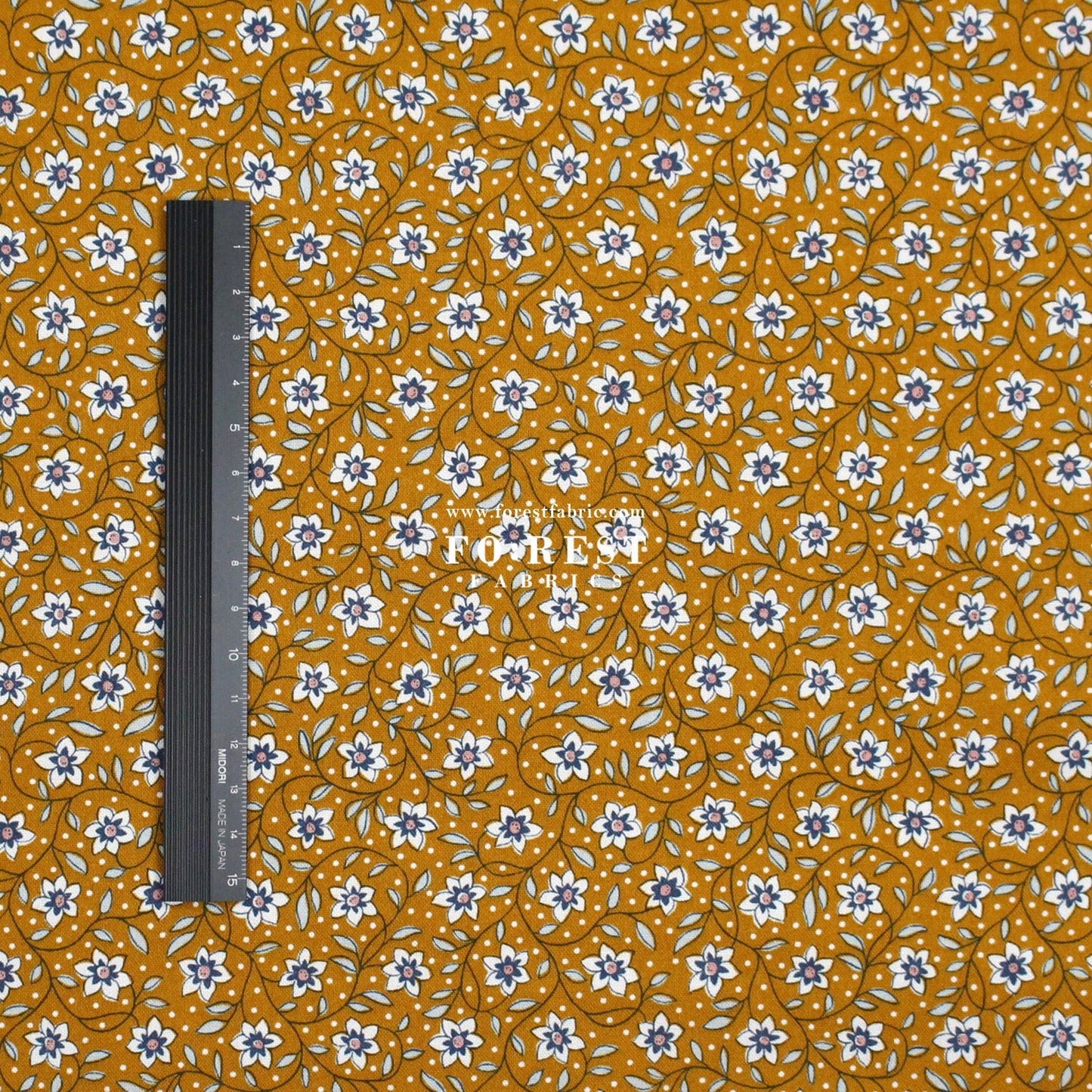 Quilting Liberty - Denim Florals 1 fabric - FO:REST Fabric 布恩堂Liberty fabrictana lawnjapanese fabricykk zipper