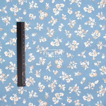 Quilting Liberty - Denim Florals 1 fabric - FO:REST Fabric 布恩堂Liberty fabrictana lawnjapanese fabricykk zipper