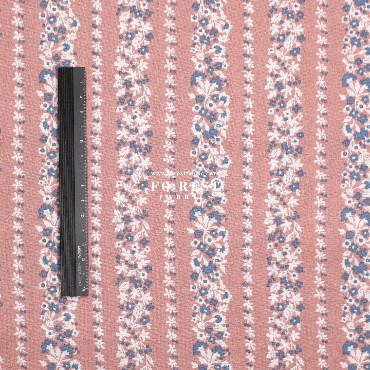 Quilting Liberty - Denim Florals 2 fabric - FO:REST Fabric 布恩堂Liberty fabrictana lawnjapanese fabricykk zipper