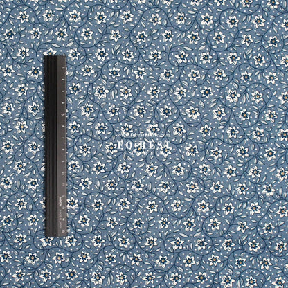 Quilting Liberty - Denim Florals 2 fabric - FO:REST Fabric 布恩堂Liberty fabrictana lawnjapanese fabricykk zipper