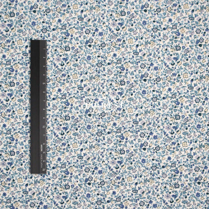 Quilting Liberty - Denim Florals 2 fabric - FO:REST Fabric 布恩堂Liberty fabrictana lawnjapanese fabricykk zipper