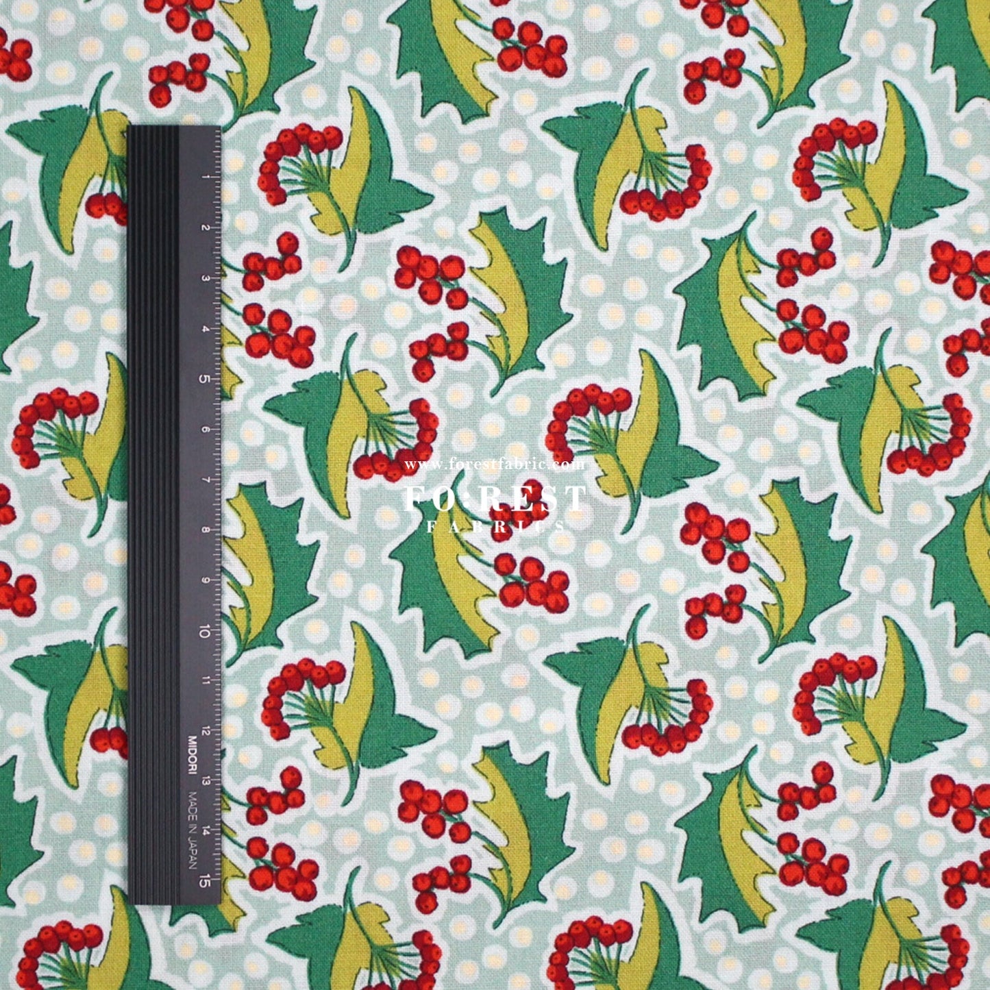 Quilting Liberty - Festive Flora fabric A - FO:REST Fabric 布恩堂Liberty fabrictana lawnjapanese fabricykk zipper