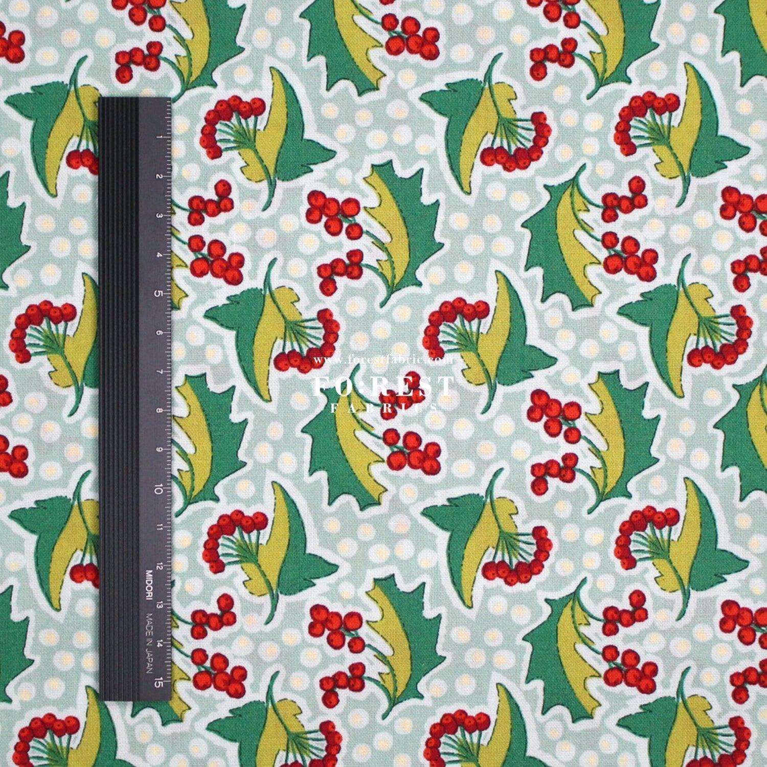 Quilting Liberty - Festive Flora fabric A - FO:REST Fabric 布恩堂Liberty fabrictana lawnjapanese fabricykk zipper