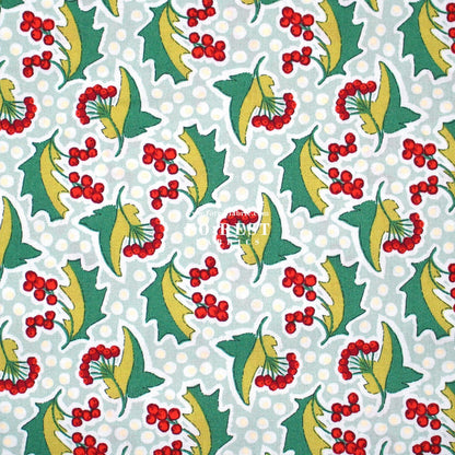 Quilting Liberty - Festive Flora fabric A - FO:REST Fabric 布恩堂Liberty fabrictana lawnjapanese fabricykk zipper