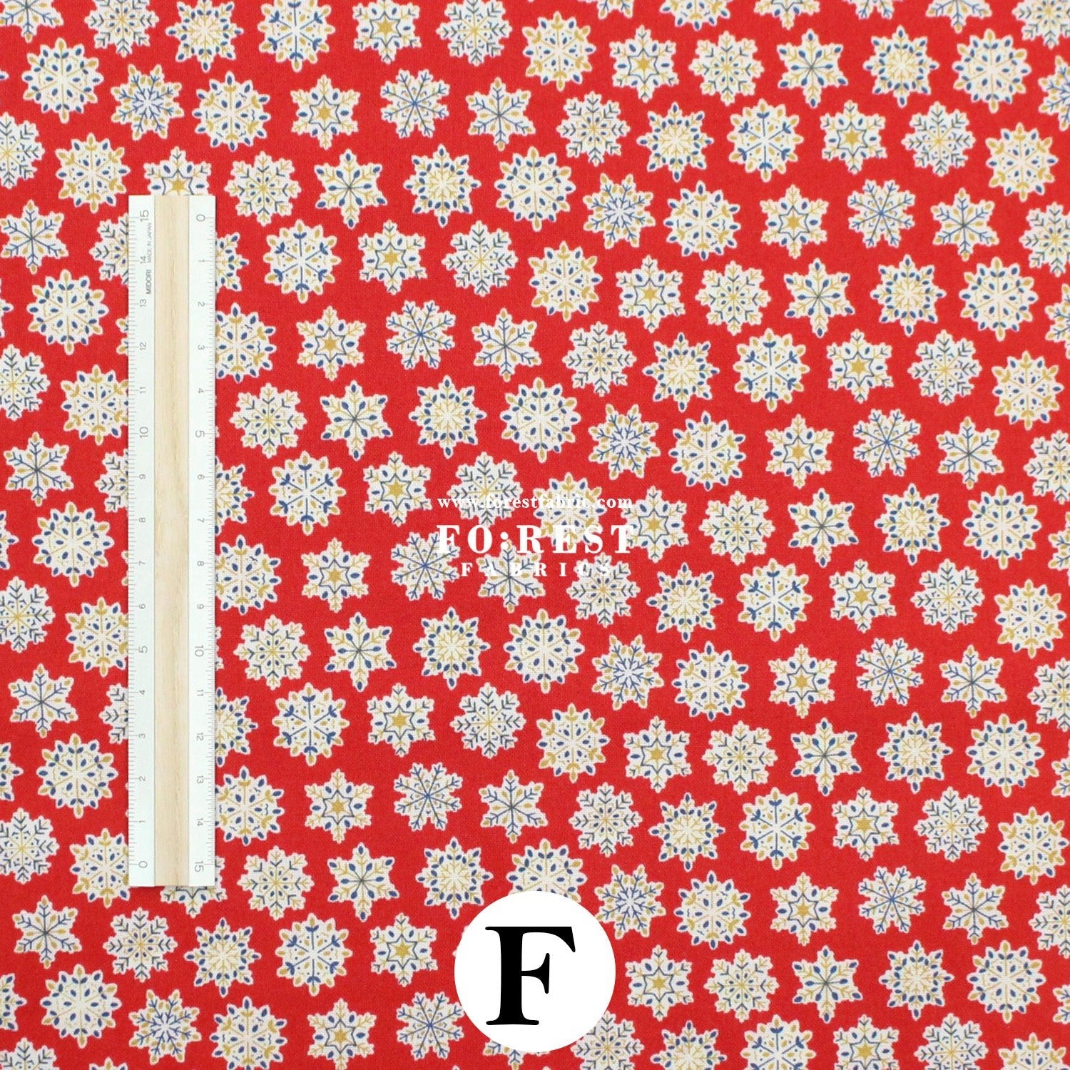 Quilting Liberty - Festive Greetings 1 fabric - FO:REST Fabric 布恩堂Liberty fabrictana lawnjapanese fabricykk zipper