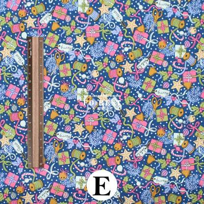 Quilting Liberty - Festive Greetings 1 fabric - FO:REST Fabric 布恩堂Liberty fabrictana lawnjapanese fabricykk zipper