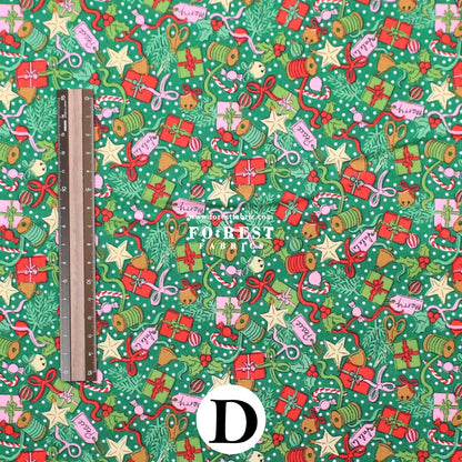 Quilting Liberty - Festive Greetings 1 fabric - FO:REST Fabric 布恩堂Liberty fabrictana lawnjapanese fabricykk zipper