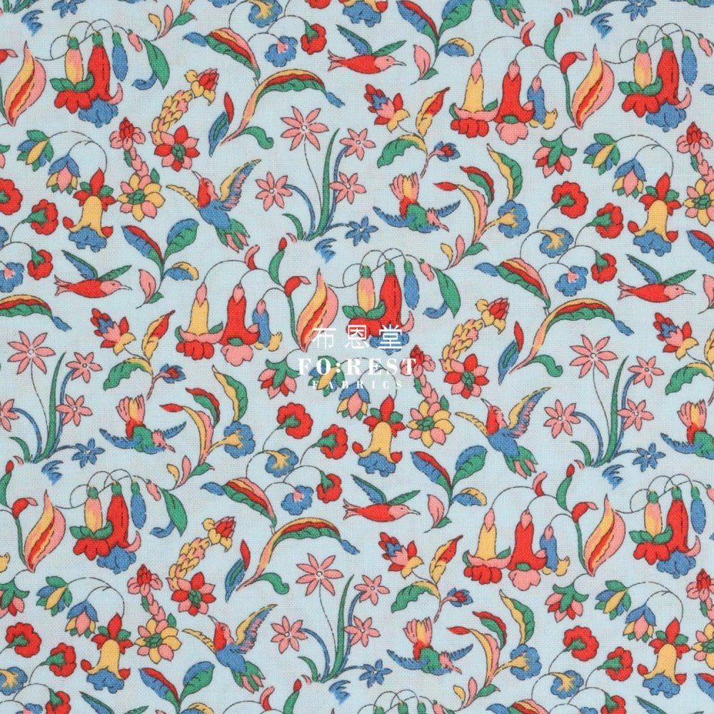 Quilting Liberty - Flora and fauna A - FO:REST Fabric 布恩堂Liberty fabrictana lawnjapanese fabricykk zipper